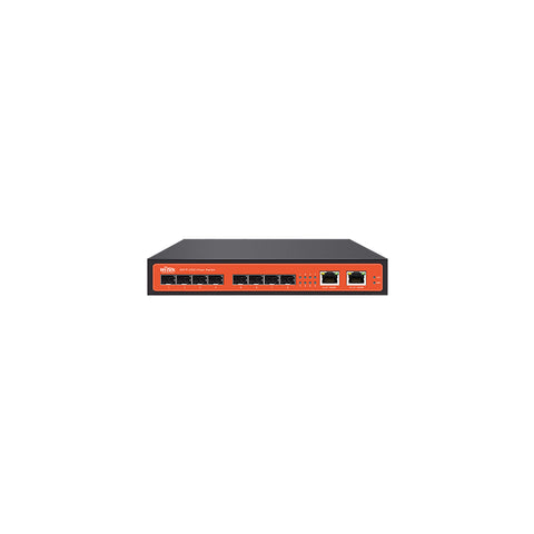 Wi-Tek WI-SG310F network switch Unmanaged Gigabit Ethernet (10/100/1000) Black, Orange