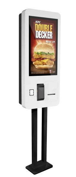 Allsee Technologies SO22B Signage Display Kiosk design 55.9 cm (22") Wi-Fi 250 cd/m² Full HD White Touchscreen Built-in processor