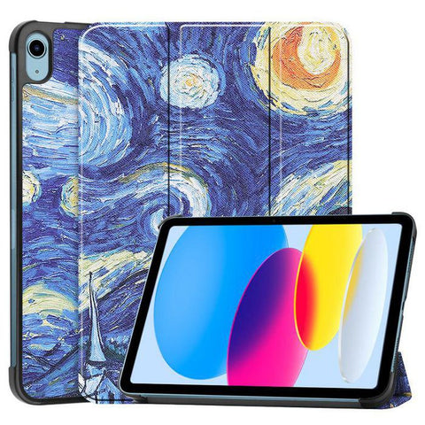 CoreParts TABX-IP10-COVER13 tablet case 27.7 cm (10.9") Flip case Blue, Green, Orange, White, Yellow