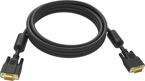 Vision TC 10MVGAP/BL VGA cable 10 m VGA (D-Sub) Black