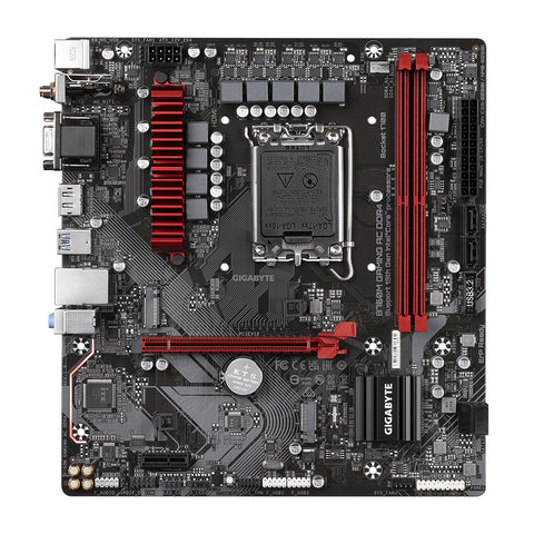 GIGABYTE B760M GAMING AC DDR4 Motherboard - Supports Intel Core 14th CPUs, 6+2+1 Phases Digital VRM, up to 5333MHz DDR4 (OC), 2xPCIe 4.0 M.2, Wi-Fi 802.11ac, 2.5GbE LAN, USB 3.2 Gen 1