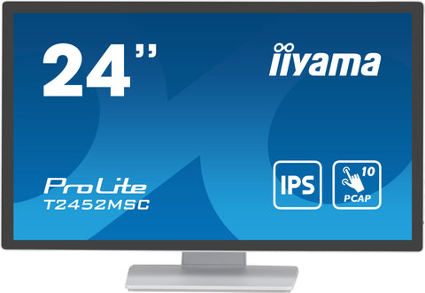 iiyama ProLite computer monitor 60.5 cm (23.8") 1920 x 1080 pixels Full HD LCD Touchscreen Multi-user White