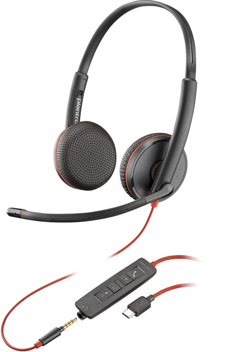 POLY Blackwire C3225 Stereo USB-C Headset