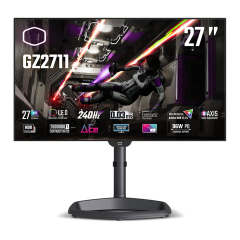Cooler Master Gaming GZ2711 computer monitor 68.6 cm (27") 2560 x 1440 pixels 4K Ultra HD OLED Black