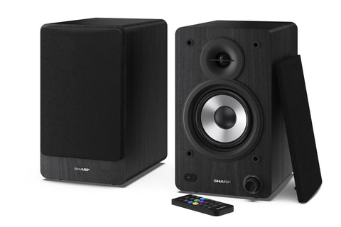 Sharp Bookshelf Speakers loudspeaker 2-way Black Wired & Wireless 60 W