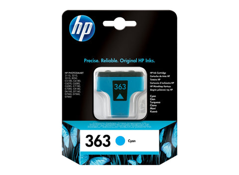 HP C8771EE/363 Ink cartridge cyan, 410 pages ISO/IEC 24711 4ml for HP PhotoSmart 8250