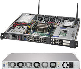 Supermicro 1019D-4C-FHN13TP server Rack (1U) Intel® Xeon® D D-2123IT 2.2 GHz DDR4-SDRAM 350 W