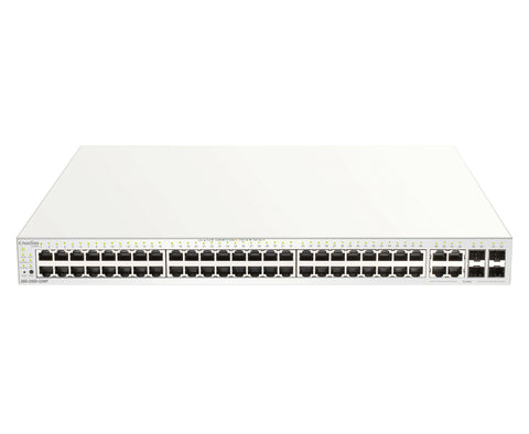 D-Link 52-Port Gigabit PoE+ Nuclias Smart Managed Switch including 4x 1G Combo Ports, 370W