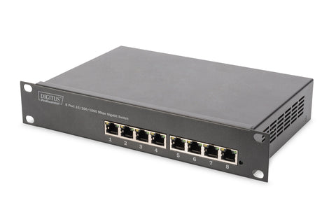 Digitus 8-Port Gigabit Switch, 10 inch, Unmanaged