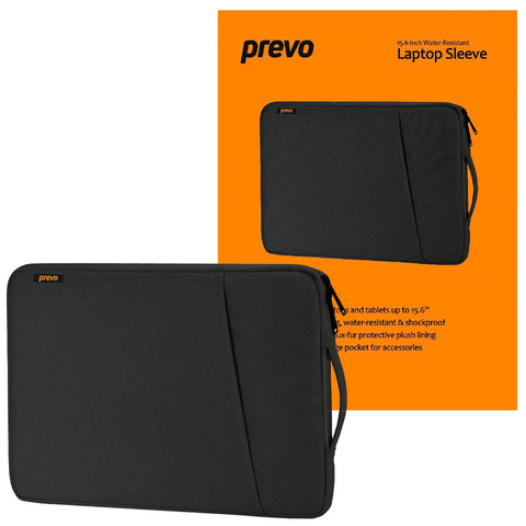 PREVO LB007 notebook case 39.6 cm (15.6") Sleeve case Black