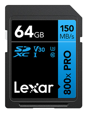 Lexar High-Performance 800xPRO 64 GB SDXC UHS-I Class 10