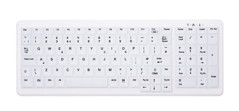 CHERRY AK-C7000 keyboard Medical RF Wireless QWERTY UK English White