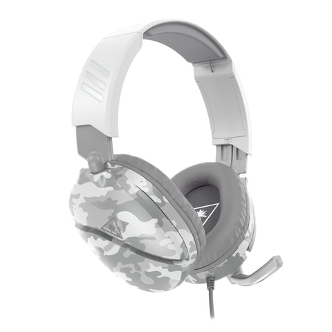 Turtle Beach Recon 70 Camo White Wired Multiplatform Gaming Headset for PS5, PS4, Xbox Series X or S, Xbox One and Mobile with 3.5mm Wired Connection, Flip-to-Mute Mic, 40mm Speakers