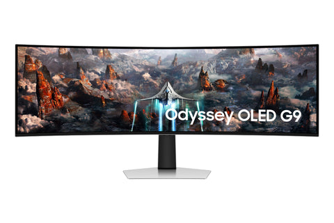 Samsung Odyssey S49CG934SU computer monitor 124.5 cm (49") 5120 x 1440 pixels DQHD OLED Silver