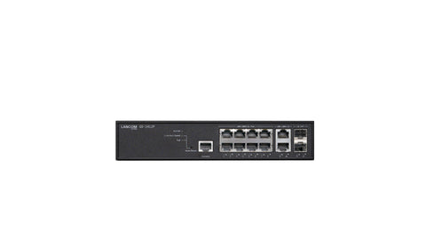 GS-2412P Managed L2+ Gigabit Ethernet (10/100/1000) Power over Ethernet (PoE) Black