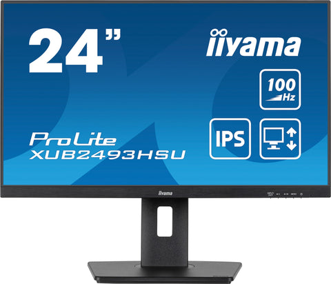 iiyama ProLite computer monitor 60.5 cm (23.8") 1920 x 1080 pixels Full HD LED Black