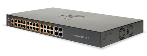 Cambium Networks EX1028-P Managed L2/L3 Gigabit Ethernet (10/100/1000) Power over Ethernet (PoE) 1U Grey