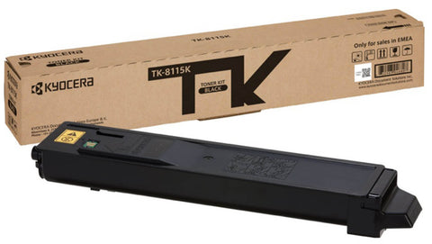 Kyocera 1T02P30NL0/TK-8115K Toner-kit black, 12K pages ISO/IEC 19752 for Kyocera M 8124