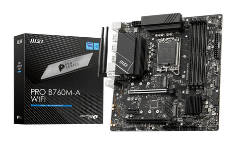 MSI PRO B760M-A WIFI motherboard Intel B760 LGA 1700 micro ATX