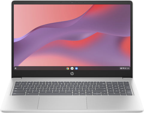 HP Chromebook 15a-nb0000na 39.6 cm (15.6") Full HD Intel® Core™ i3 i3-N305 4 GB LPDDR5-SDRAM 128 GB eMMC Wi-Fi 6 (802.11ax) ChromeOS Silver