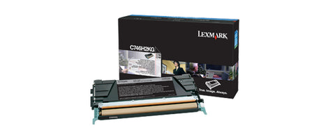 Lexmark C746H2KG Toner cartridge black, 12K pages ISO/IEC 19798 for Lexmark C 746/748