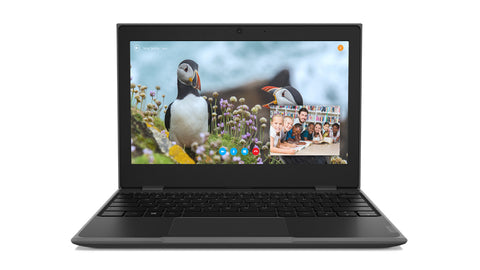 Lenovo 100e 3015e Laptop 29.5 cm (11.6") HD 4 GB DDR4-SDRAM 64 GB eMMC Wi-Fi 6 (802.11ax) Windows 10 Pro Black