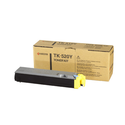 Kyocera 1T02HJAEU0/TK-520Y Toner-kit yellow, 4K pages/5% for Kyocera FS-C 5015 N