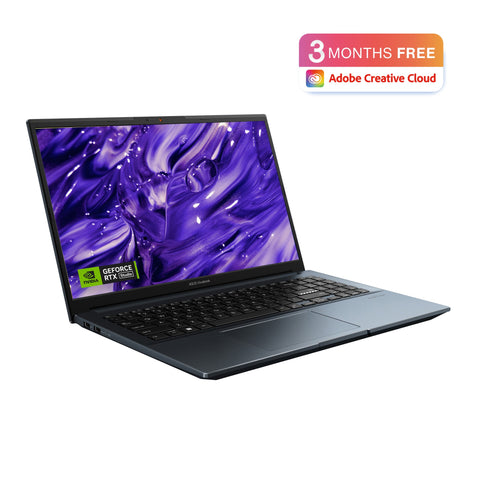 ASUS Vivobook Pro 15 M6500RE-HN063W AMD Ryzen™ 7 6800H Laptop 39.6 cm (15.6") Full HD 16 GB LPDDR5-SDRAM 512 GB SSD NVIDIA GeForce RTX 3050 Ti Wi-Fi 6E (802.11ax) Windows 11 Home Blue