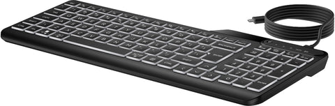 HP 405 Multi-Device Backlit Wired Keyboard