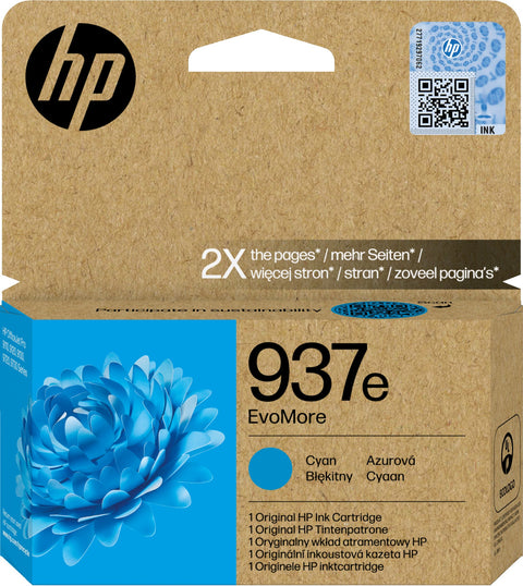 HP 4S6W6NE/937E Printhead cartridge cyan Evomore, 1.65K pages ISO/IEC 19752 for HP OJ Pro 9100/e