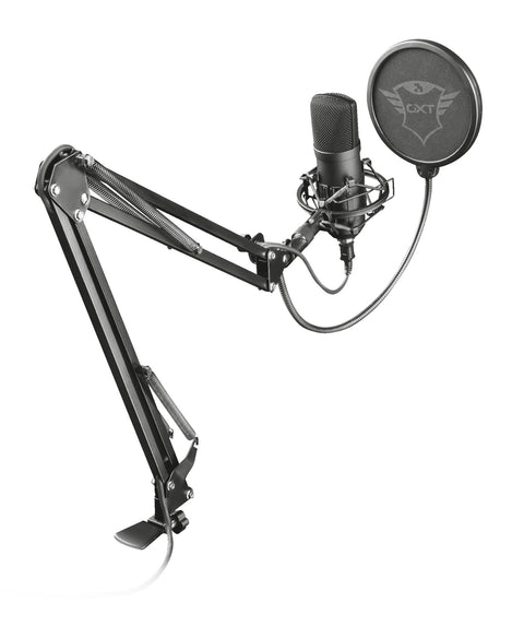 Trust GXT 252+ Emita Plus Black Studio microphone