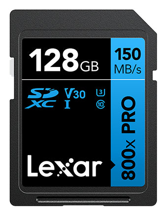 Lexar High-Performance 800xPRO 128 GB SDXC UHS-I Class 10