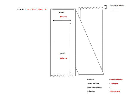 Capture SHIPLABEL102X192-FF printer label