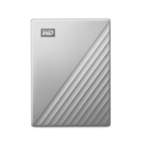 Western Digital My Passport WDBGKC0060BSL-WESN external hard drive 6 TB 2.5" USB Type-C 3.2 Gen 1 (3.1 Gen 1) Silver