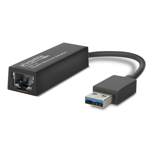 Plugable Technologies USB to Ethernet Adapter, USB 3.0 to Gigabit Ethernet, Supports Windows 11, 10, 8.1, 7, XP, Linux, Chrome OS