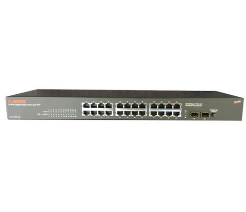 Longshine LCS-GS9126 network switch Unmanaged Gigabit Ethernet (10/100/1000) 1U Grey
