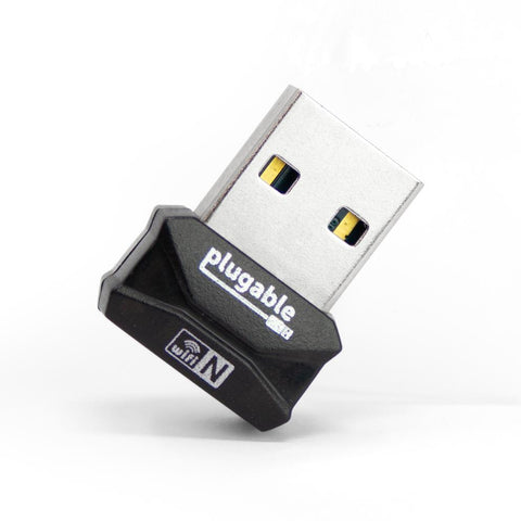 Plugable Technologies USB 2.0 Wireless N 802.11n 150 Mbps Nano WiFi Network Adapter (Realtek RTL8188EUS Chipset) Driverless Plug and Play for Windows