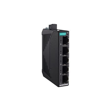 Moxa EDS-G2005-EL-T network switch Unmanaged Gigabit Ethernet (10/100/1000) Black, Green