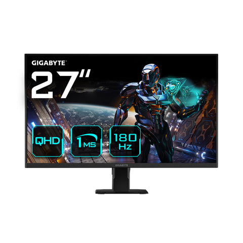GIGABYTE GS27QA 27" QHD Gaming Monitor - 2560 x 1440, 180Hz, 1ms, 300 cd/m², FreeSync, HDR Ready, HDMI 2.0, Displayport 1.4