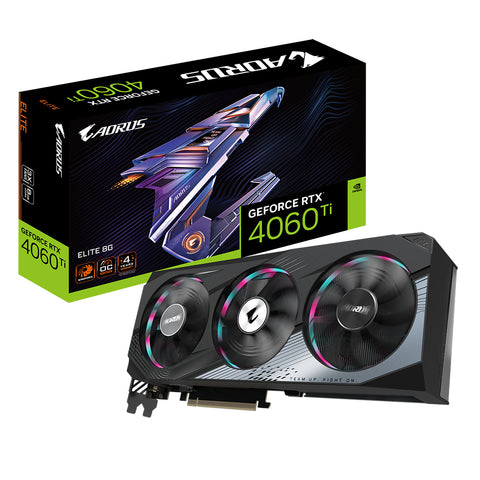 GIGABYTE AORUS GeForce RTX 4060 Ti ELITE 8G NVIDIA 8 GB GDDR6