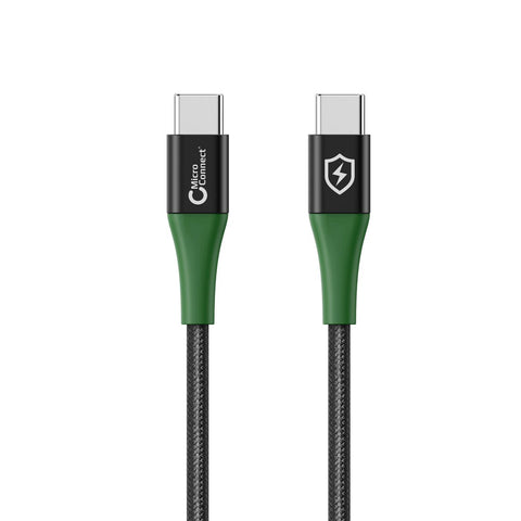 Microconnect MC-SMART USB-C-C-01 USB cable USB 2.0 1 m USB C Black, Green