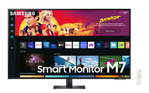 Samsung Smart Monitor M7 43" M70B UHD, USB-C Smart Monitor with Speakers & Remote