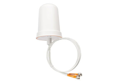 Cisco Aironet Dual-Band Omnidirectional Wi-Fi Antenna, 4 dBi (2.4 GHz)/4 dBi (5 GHz), 4 Ports, Wall/Mast Mount, 1-Year Limited Hardware Warranty (AIR-ANT2544V4M-RS=)