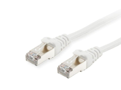 Equip Cat.6A S/FTP Patch Cable, White, 1.5m