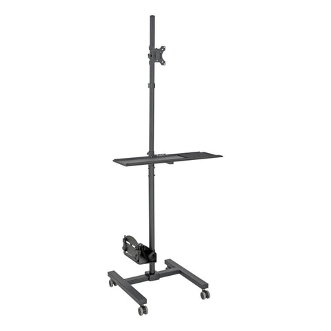 Tripp Lite DMCS1732S Mobile Workstation with Monitor Mount - For 17" to 32" Displays, Height Adjustable