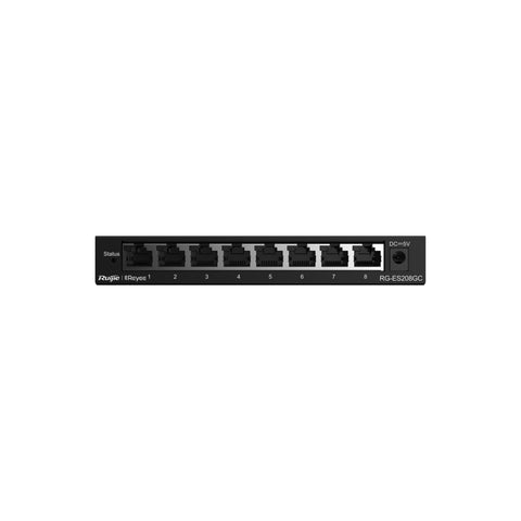 Ruijie Networks RG-ES208GC network switch Managed L2 Gigabit Ethernet (10/100/1000) Grey