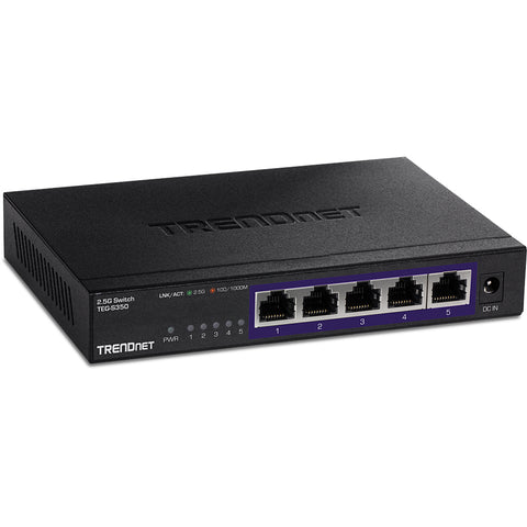 Trendnet TEG-S350 network switch Unmanaged Gigabit Ethernet (10/100/1000) Black