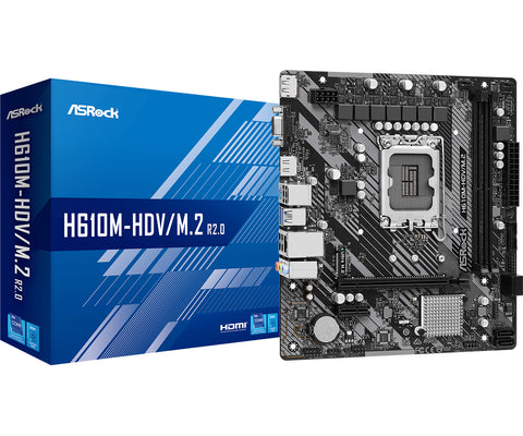 Asrock H610M-HDV/M.2 R2.0 motherboard Intel H610 LGA 1700 micro ATX