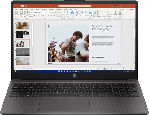 HP 250 G10 Intel® Core™ i5 i5-1334U Laptop 39.6 cm (15.6") Full HD 16 GB DDR4-SDRAM 512 GB SSD Wi-Fi 6 (802.11ax) Windows 11 Home Silver