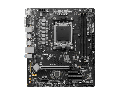 MSI PRO A620M-E motherboard AMD A620 Socket AM5 micro ATX